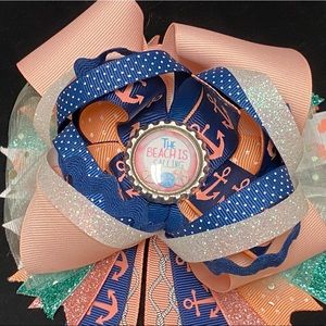 Summertime stacked Hair Bow